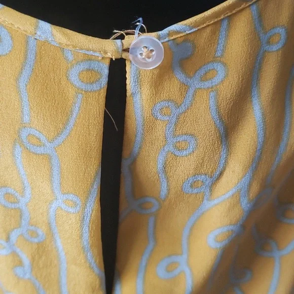 💥4/$20 Anthropology Girls from Savoy Vintage look Silk Dress. Size 8. - Picture 4 of 6